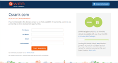 Desktop Screenshot of csrank.com